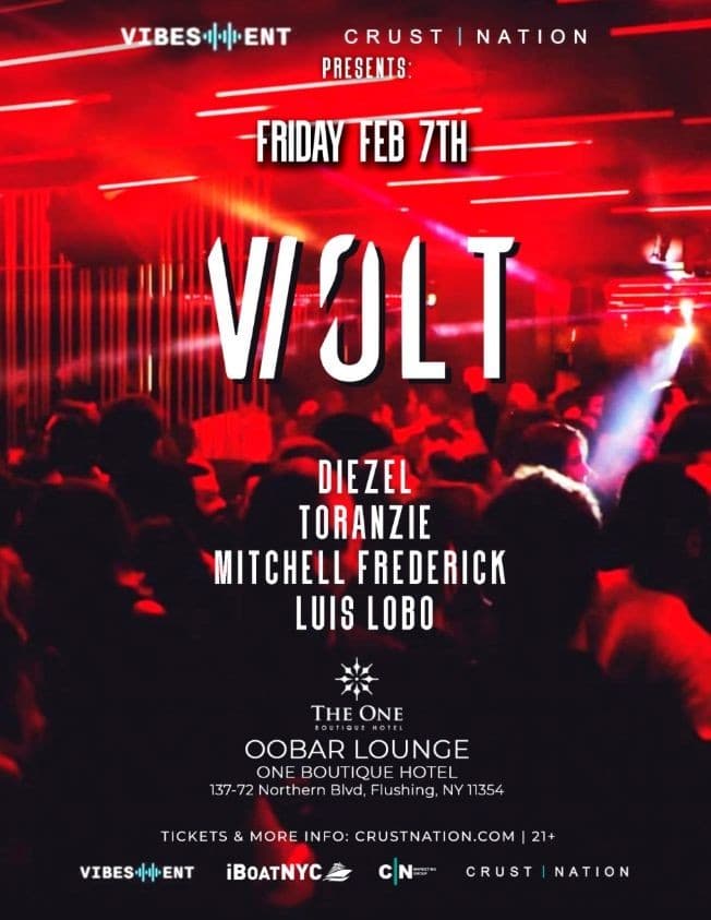 Event - VOLT: A Techno Party in Queens - Queens, New York - February 7, 2020 | concert tickets