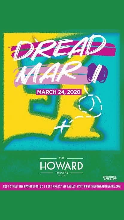 Event - POSTPONED: Dread Mar I en Concierto en Washington DC! - Washington, District Of Columbia - July 15, 2020 | concert tickets