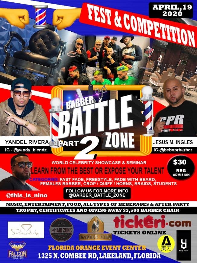 Event - Barber Battle Zone 2 - Lakeland, Florida - April 19, 2020 | concert tickets