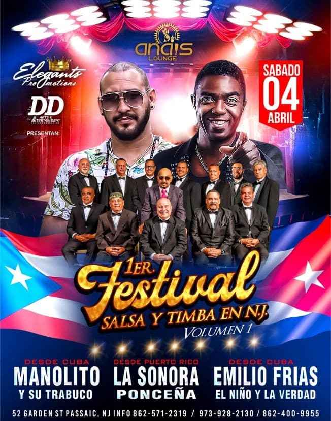 Event - POSTPONED: 1er Festival Salsa y Timba En Passaic,NJ - Passaic, New Jersey - June 21, 2020 | concert tickets