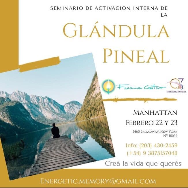 Event - Seminario: ACTIVACIÓN INTERNA DE LA GLÁNDULA PINEAL - New York, New York - February 22, 2020 | concert tickets