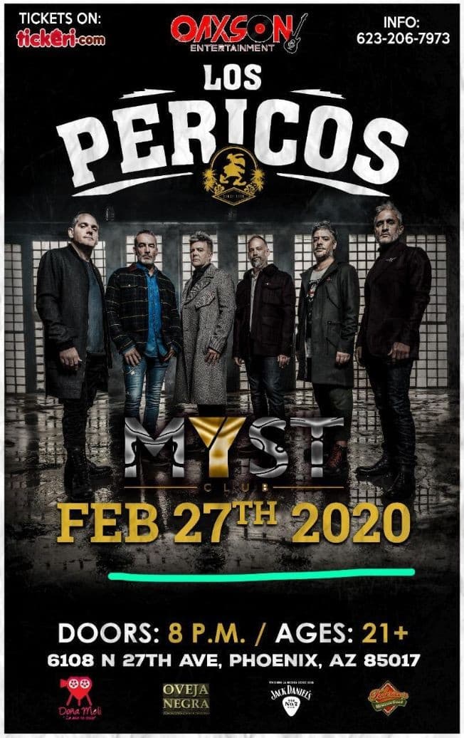 Event - Los Pericos En Concierto En Phoenix,AZ - Phoenix, Arizona - 27 de febrero de 2020 | concert tickets