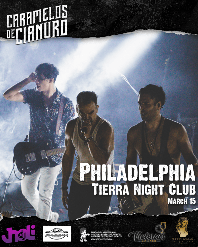 Event - CARAMELOS DE CIANURO @ PHILADELPHIA CANCELED - North Bergen, New Jersey - March 15, 2020 | concert tickets