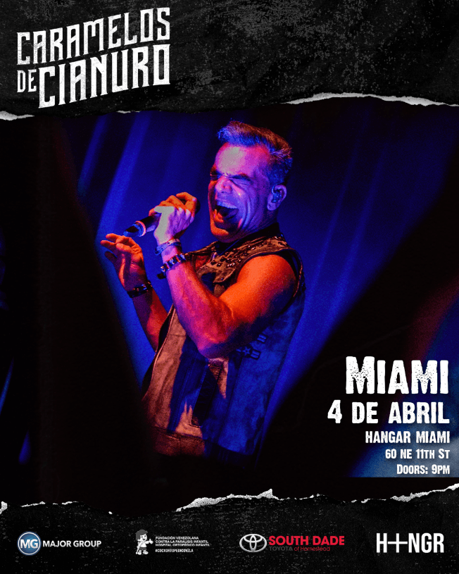 Event - CARAMELOS DE CIANURO @ MIAMI - Miami, Florida - April 4, 2020 | concert tickets
