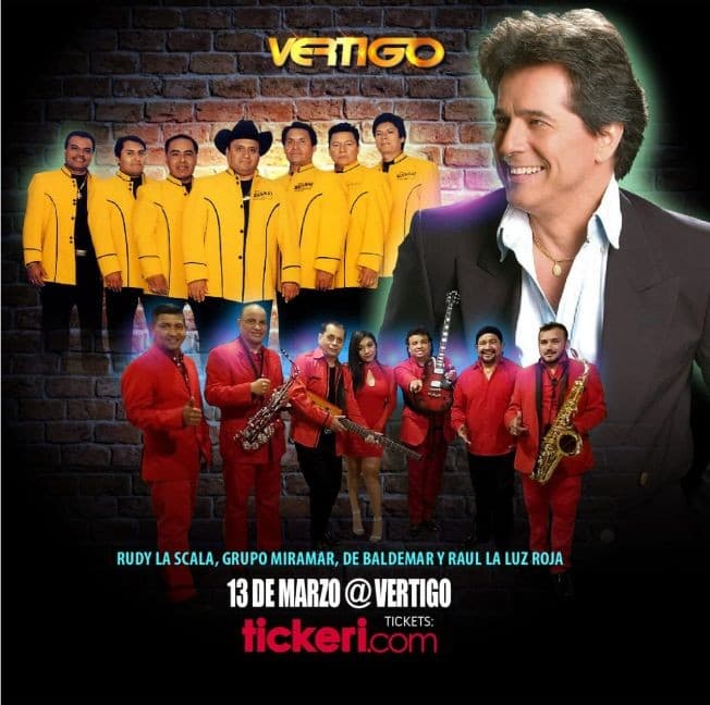 Event - Rudy La Scala, Grupo Miramar, De Baldemar y Raul La Luz Roja en Vivo! CONFIRMED - Houston, Texas - March 13, 2020 | concert tickets