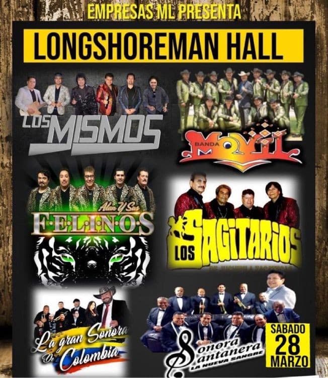 Event - Los Mismos,Banda Movil,Los Sagitarios y Mas En Wilmington,CA - Wilmington, California - March 28, 2020 | concert tickets