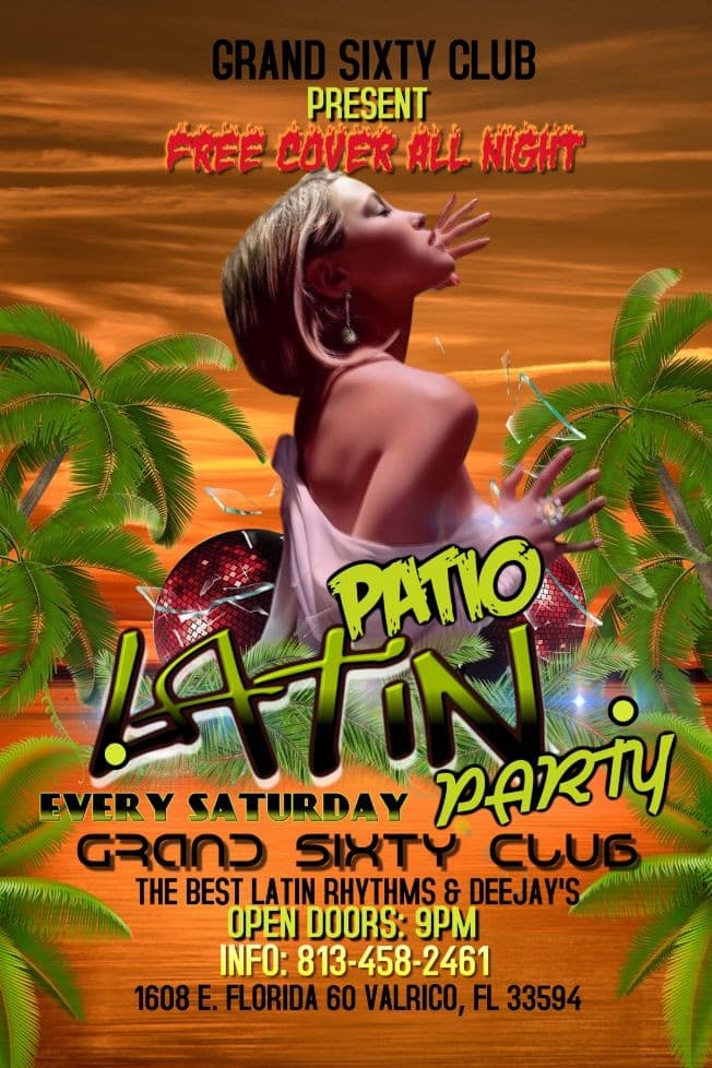Event - Patio Latin Party - Valrico, Florida - February 29, 2020 | concert tickets