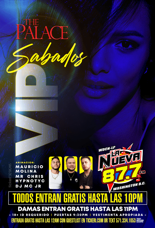Event - Sabados VIP #The#1DanceParty!!  @The Palace Nightclub! - Woodbridge, Virginia - March 28, 2020 | concert tickets