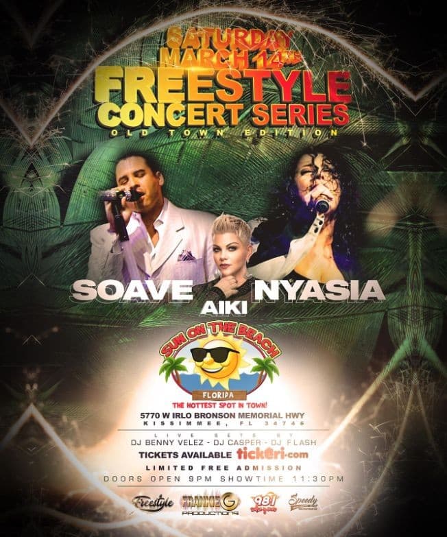 Event - Freestyle Concert Series - Old Town Edition CONFIRMED - Kissimmee, Florida - 14 de marzo de 2020 | concert tickets