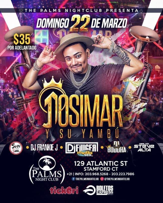Event - Josimar y Su Yambu En Stamford,CT CANCELED - Stamford, Connecticut - March 22, 2020 | concert tickets