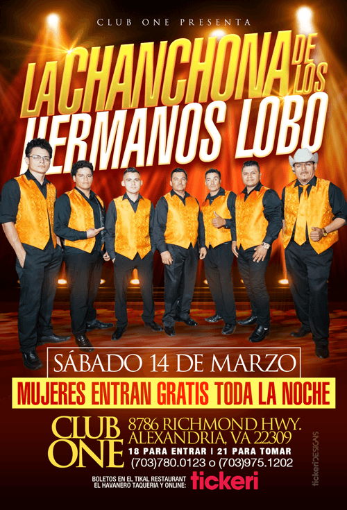 Event - La Chanchona de los Hermanos Lobo en Alexandria! CONFIRMED - Alexandria, Virginia - March 14, 2020 | concert tickets