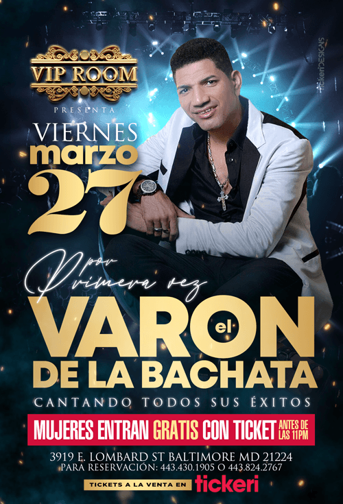 Event - El Varon de La Bachata en Baltimore! - Baltimore, Maryland - March 27, 2020 | concert tickets