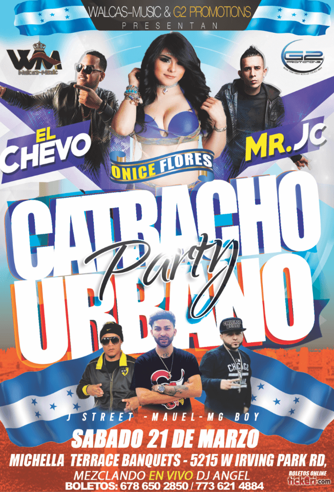 Event - EL CHEVO, MR JC, ONICE FLORE POSTPONED - Chicago, Illinois - March 21, 2020 | concert tickets