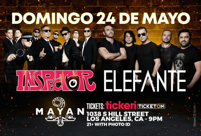 Event - POSTPONED: INSPECTOR Y ELEFANTE EN LOS ANGELES - Los Angeles, California - May 24, 2020 | concert tickets