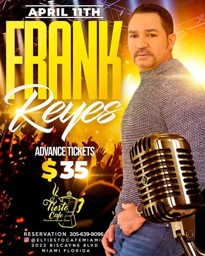 Event - Frank Reyes El Principe De Bachata - Miami, Florida - April 11, 2020 | concert tickets