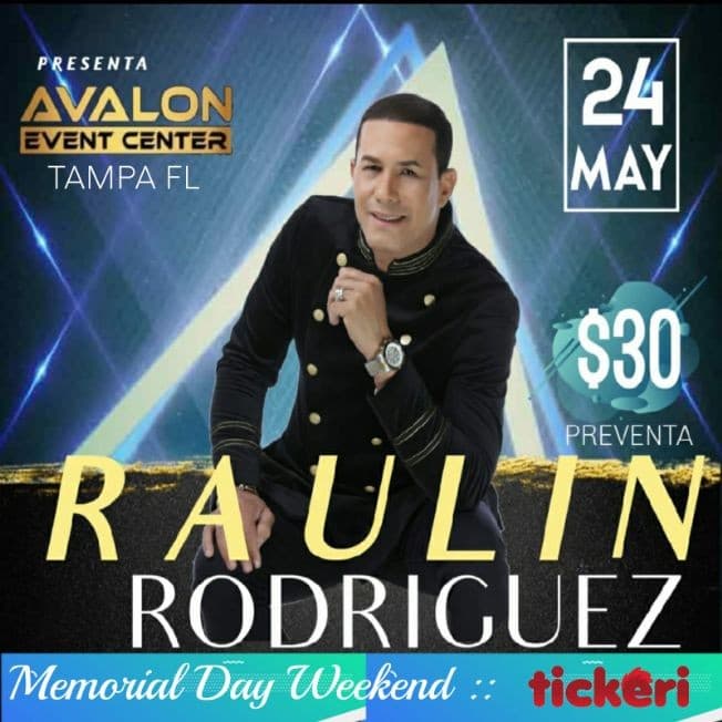 Event - POSTPONED: Raulin Rodriguez En Tampa  Fl - Tampa, Florida - May 24, 2020 | concert tickets