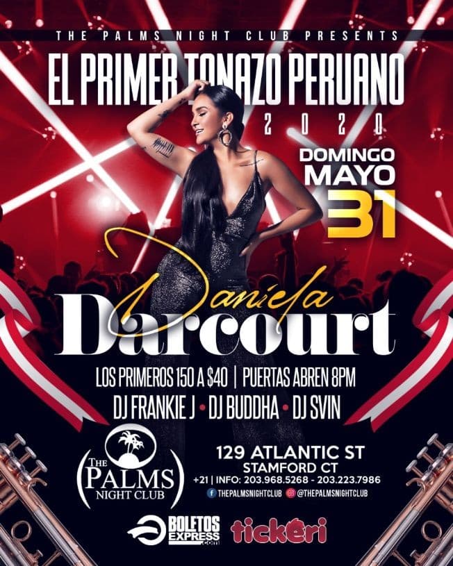 Event - POSTPONED: Daniela Darcourt en Stamford,CT - Stamford, Connecticut - May 31, 2020 | concert tickets