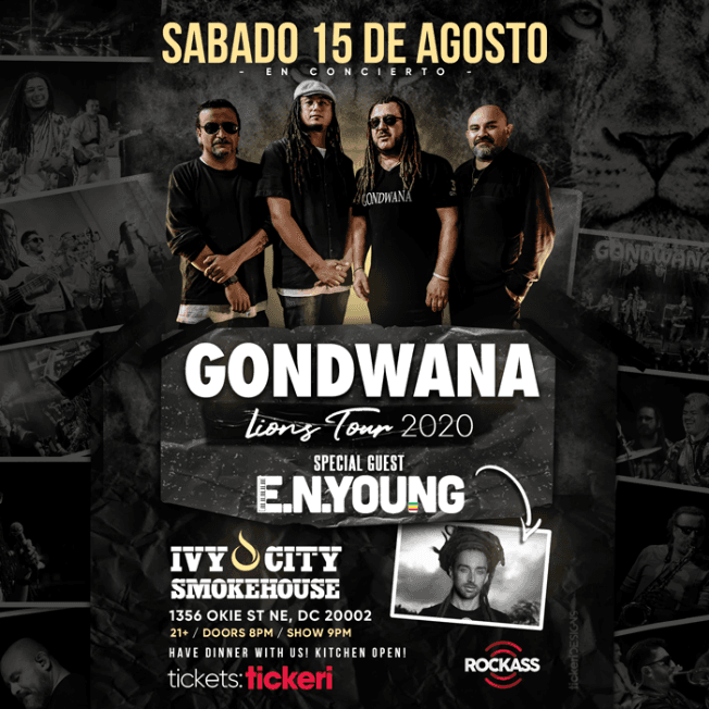 Event - POSTPONED: Gondwana en Washington DC - Washington, District Of Columbia - August 15, 2020 | concert tickets