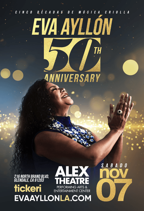 Event - Eva Ayllon 50 Aniversario En Los Angeles, CA - Glendale, California - November 7, 2020 | concert tickets