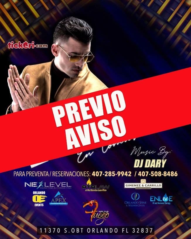 Event - Lenier NEW CONFIRMED DATE - Orlando, Florida - April 24, 2020 | concert tickets
