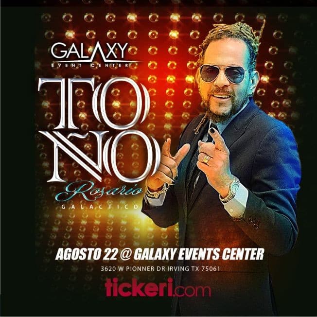 Event - Toño Rosario en Dallas,TX POSTPONED - Irving, Texas - August 22, 2020 | concert tickets