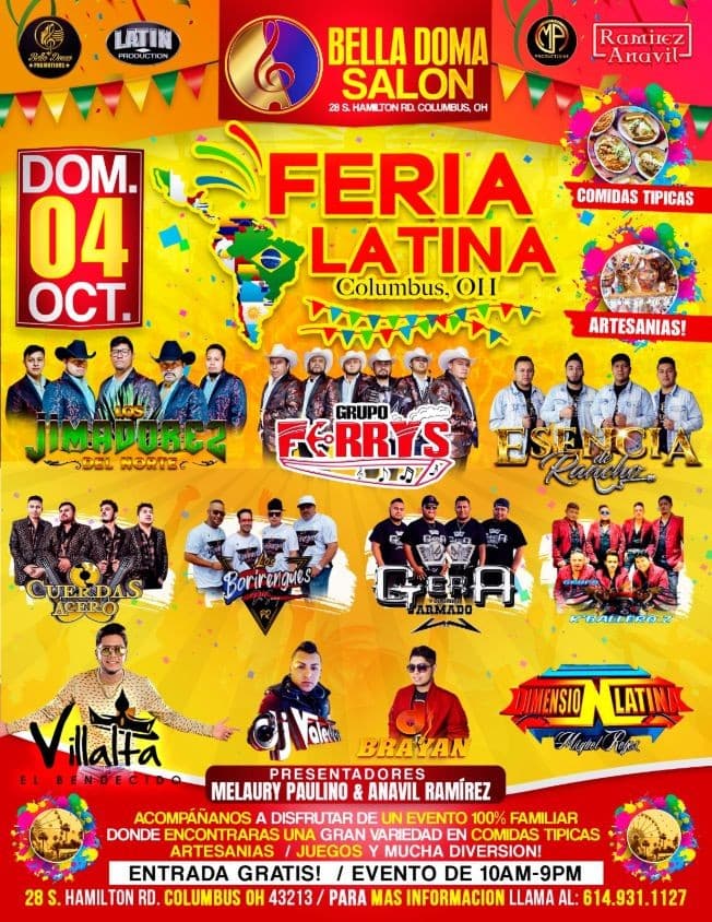 Event - Feria Latina de Columbus Ohio - Columbus, Ohio - 4 de octubre de 2020 | concert tickets