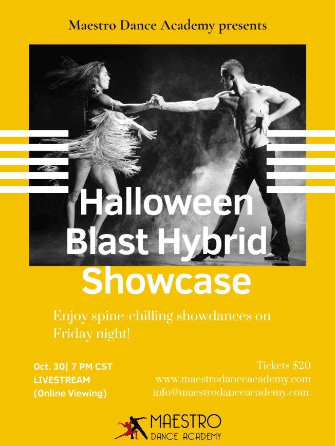 Event - Halloween Blast Hybrid Showcase (7pm Central Time) - Online, Online - November 8, 2020 | concert tickets