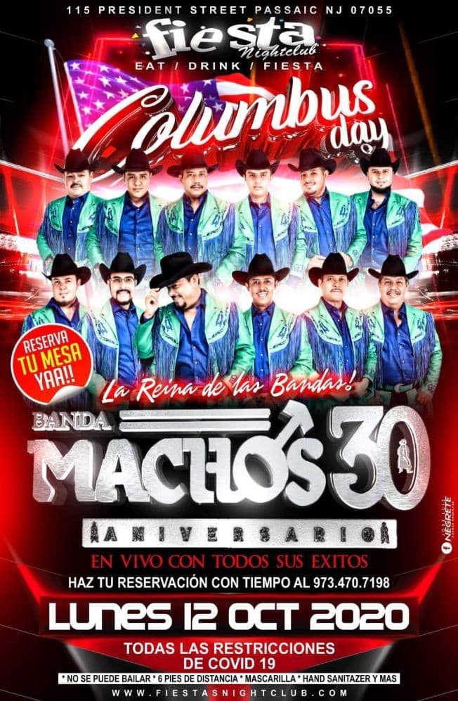 Event - Banda Machos en Passaic NJ - Passaic, New Jersey - October 12, 2020 | concert tickets