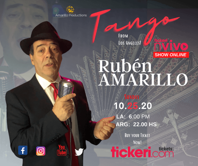 Event - "Tango from Los Angeles" - Online, Online - October 25, 2020 | concert tickets
