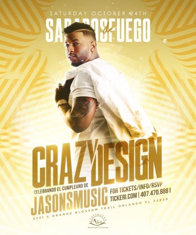 Event - Crazy Design En Concierto - Orlando, Florida - October 24, 2020 | concert tickets