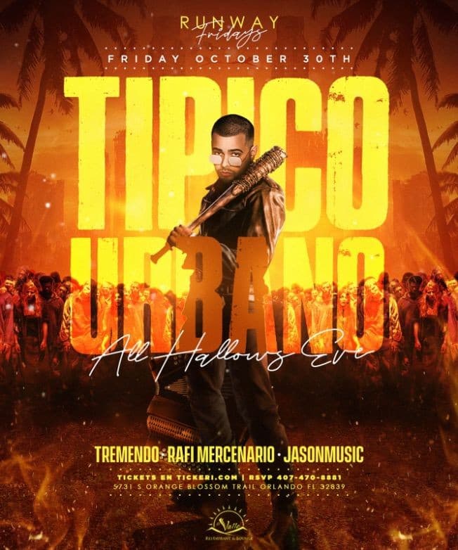 Event - Tipico Urbano - Orlando, Florida - October 30, 2020 | concert tickets