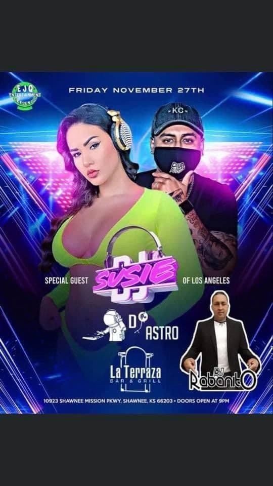 Event - DjSusie,dj astro & dj rabanito - Shawnee, Kansas - November 27, 2020 | concert tickets