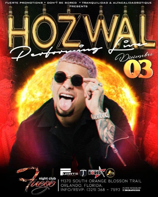 Event - hozwal - Orlando, Florida - December 3, 2020 | concert tickets