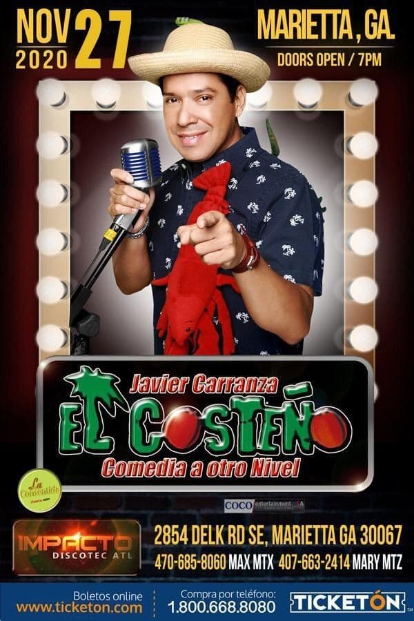 Event - Javier Carranza El Costeño con su Comedia a Otro Nivel - Marietta, Georgia - November 27, 2020 | concert tickets