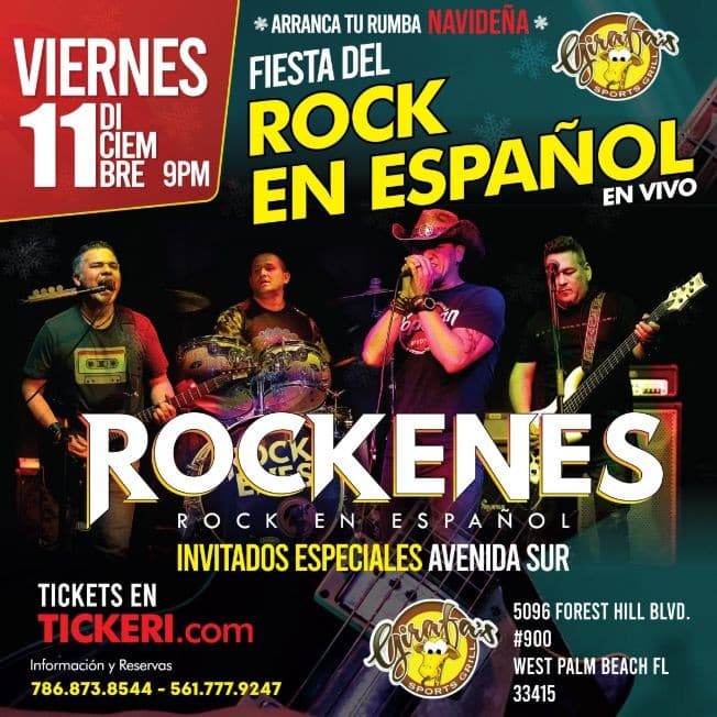 Event - Fiesta del Rock en Español - West Palm Beach, Florida - December 11, 2020 | concert tickets