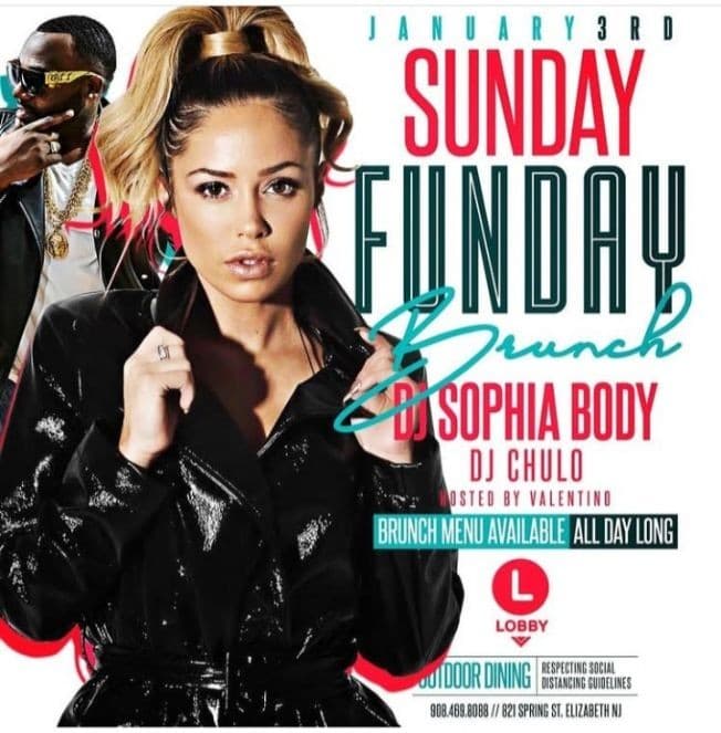 Event - Sunday Funday Brunch At The Lobby - Elizabeth, New Jersey - January 3, 2021 | concert tickets