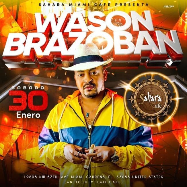 Event - Wason Brazoban en Concierto! - Miami Gardens, Florida - January 30, 2021 | concert tickets