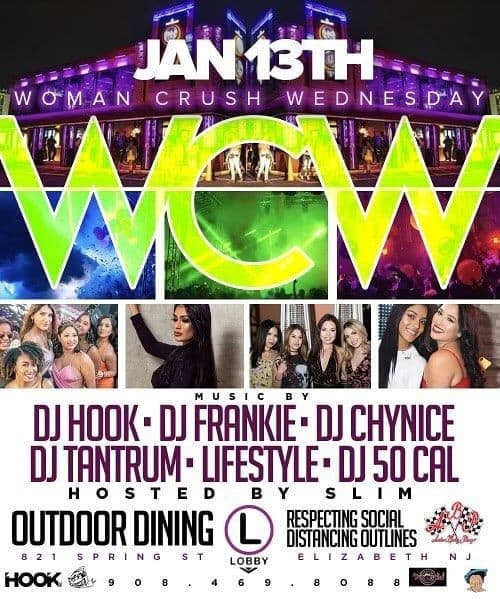 Event - Grand Opening Of Woman Crush Wednesdays At The Lobby - Elizabeth, New Jersey - January 13, 2021 | concert tickets