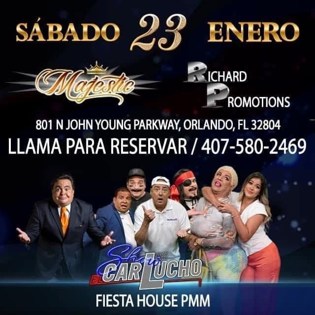 Event - El Show de Carlucho y Univista TV - Orlando, Florida - 23 de enero de 2021 | concert tickets