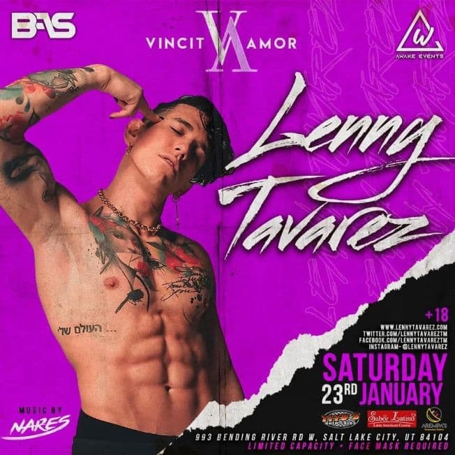 Event - Lenny Tavarez en Concierto! - Salt Lake City, Utah - January 23, 2021 | concert tickets