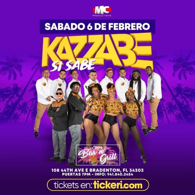 Event - Kazzabe En Bradenton FL - Bradenton, Florida - February 6, 2021 | concert tickets