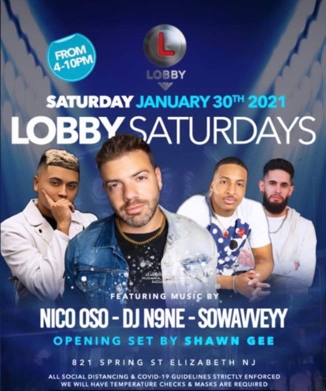 Event - Lobby Saturdays At The Lobby - Elizabeth, New Jersey - 30 de enero de 2021 | concert tickets