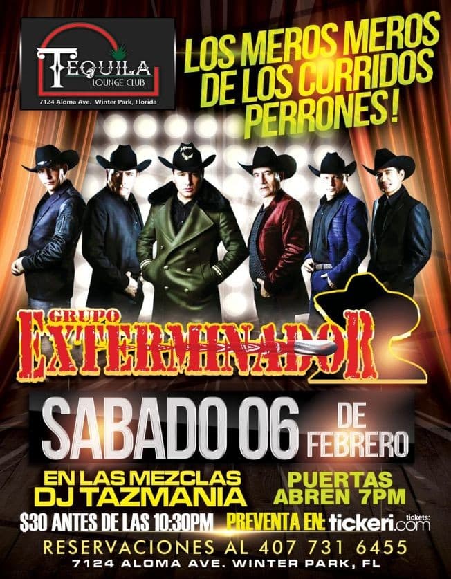 Event - Exterminador - Winter Park, Florida - February 6, 2021 | concert tickets