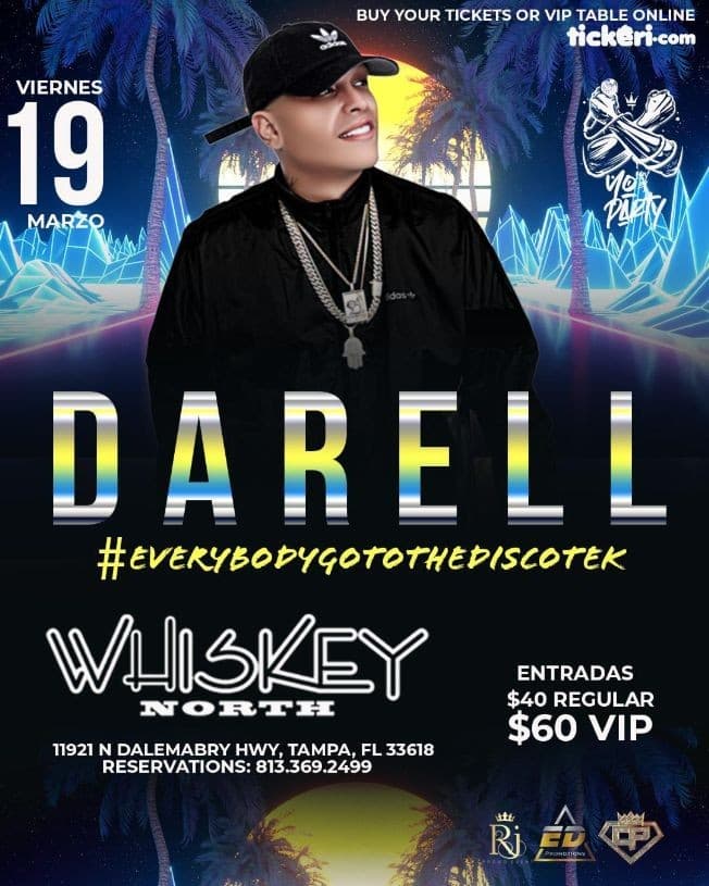 Event - Darell en Vivo! - Tampa, Florida - March 19, 2021 | concert tickets