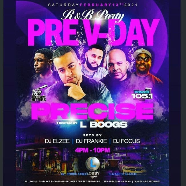 Event - R&B Party Valentine Day Weekend Edition At The Lobby - Elizabeth, New Jersey - 13 de febrero de 2021 | concert tickets