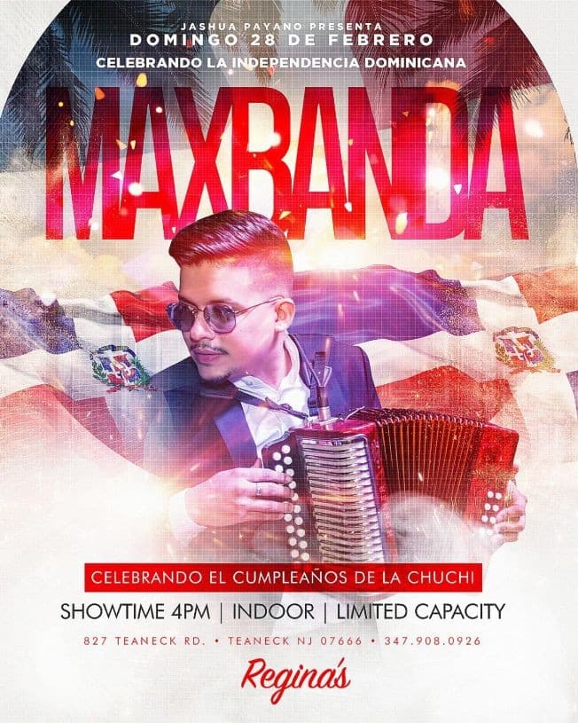 Event - MAX BANDA - TEANECK, New Jersey - February 28, 2021 | concert tickets