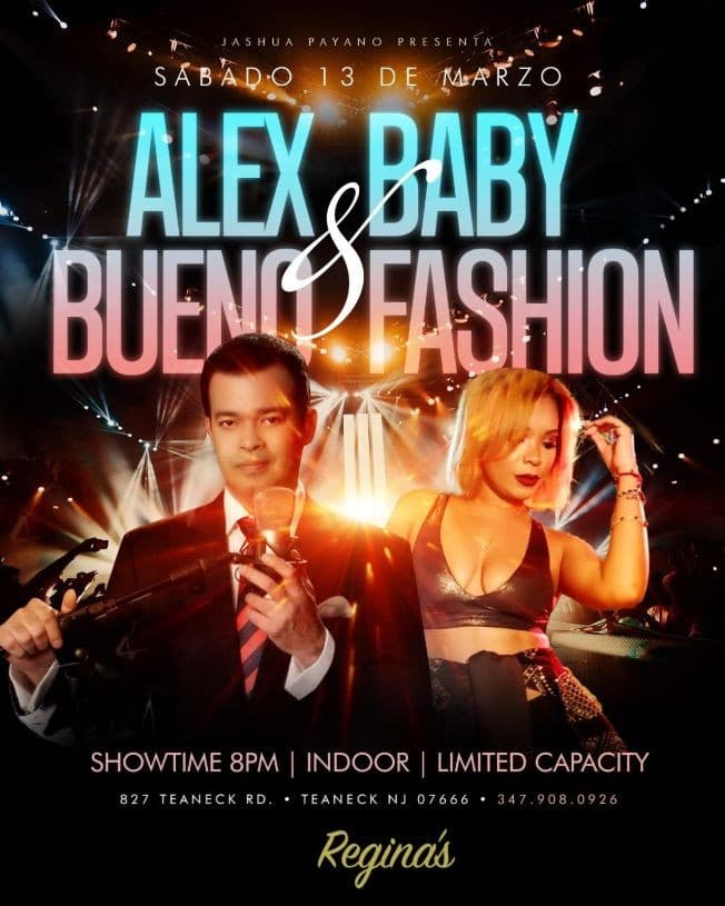 Event - ALEX BUENO EN VIVO - TEANECK, New Jersey - March 13, 2021 | concert tickets