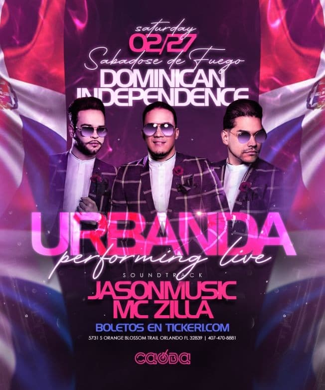 Event - URBANDA - Orlando, Florida - February 27, 2021 | concert tickets