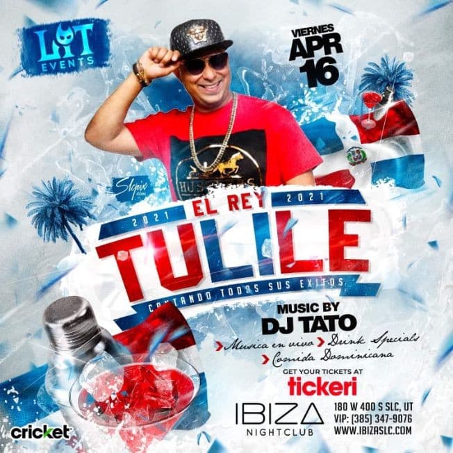 Event - Dominican Party 2021 con El Rey Tulile en Vivo! - Salt Lake City, Utah - April 16, 2021 | concert tickets