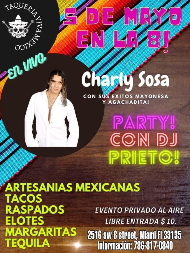 Event - 5 DE MAYO EN LA 8 - Miami, Florida - May 5, 2021 | concert tickets